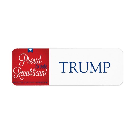 共和党 ラベル (正面)