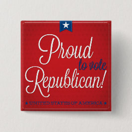 共和党 缶バッジ