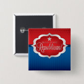 共和党 缶バッジ (正面&裏面)