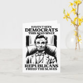 共和党F以来、この不機嫌を民主党に見たことはない カード (黄色い花)