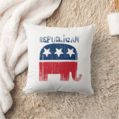 共和党Faded.png クッション (ブランケット)