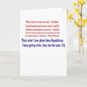 共和党I.Q。 挨拶状 カード (黄色い花)