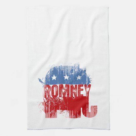 共和党ROMNEY キッチンタオル (縦)
