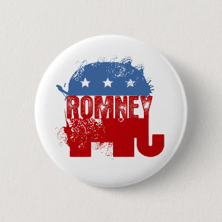共和党ROMNEY 缶バッジ