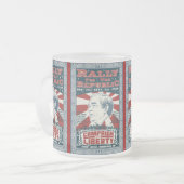 共和国のマグのための再結集 フロストグラスマグカップ (正面左)