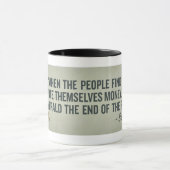 共和国のマグのフランクリン端 マグカップ (中央)