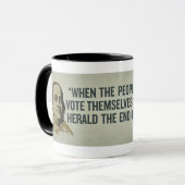 共和国のマグのフランクリン端 マグカップ (正面左)