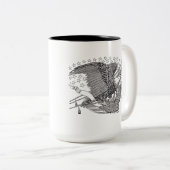 共和国のマグの壮大な軍隊 ツートーンマグカップ (正面右)