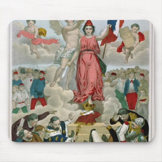 共和国の勝利、1875年 マウスパッド (正面)