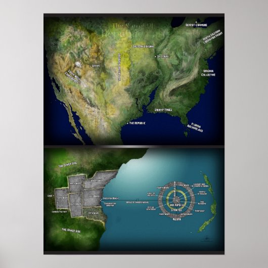 共和国の失った世界 ポスター (正面)