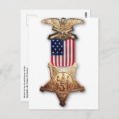 共和国陸軍のはがき ポストカード (正面/裏面)