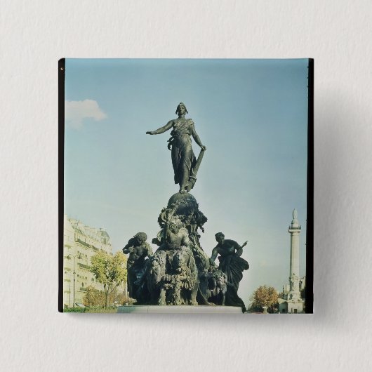 共和国1879-99年の勝利 缶バッジ (正面)