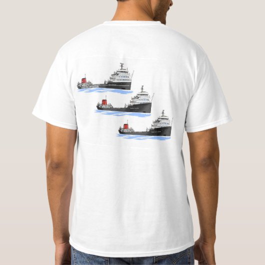 共和国C4三つ子 Tシャツ (裏面)