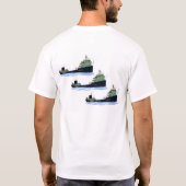 共和国C4変換「トリプレット」(崖) Tシャツ (裏面)