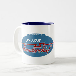 共和国F-105の伝統のコーヒー・マグ ツートーンマグカップ