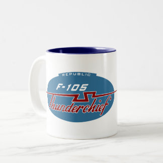 共和国F-105の伝統のコーヒー・マグ ツートーンマグカップ
