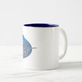 共和国F-105の伝統のコーヒー・マグ ツートーンマグカップ (正面右)