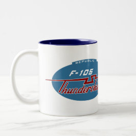 共和国F-105の伝統のコーヒー・マグ ツートーンマグカップ