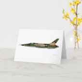 共和国F-105 Thunderchief カード (黄色い花)