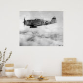 共和国P-47サンダーボルト ポスター (キッチン)