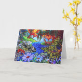 共存グリーティングカード カード (黄色い花)