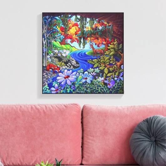 共存 キャンバスプリント (インサイチュ (リビング))