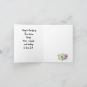 共感のカード : ワイルド フラワーズ カード (内部)