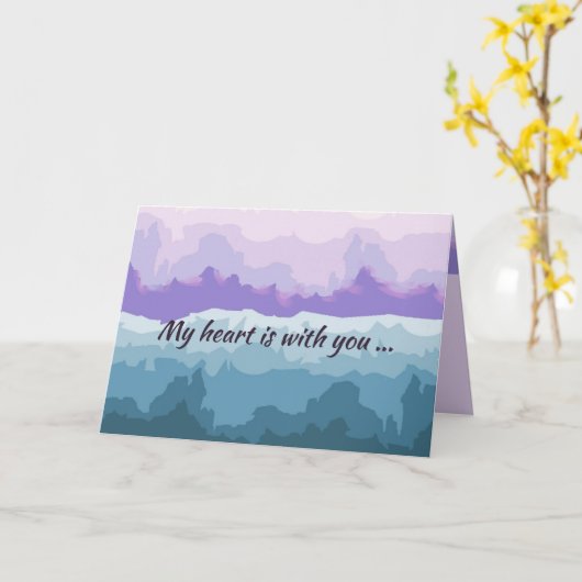 共感の気持ちを込めたオリジナルデジタルアートカード カード (黄色い花)