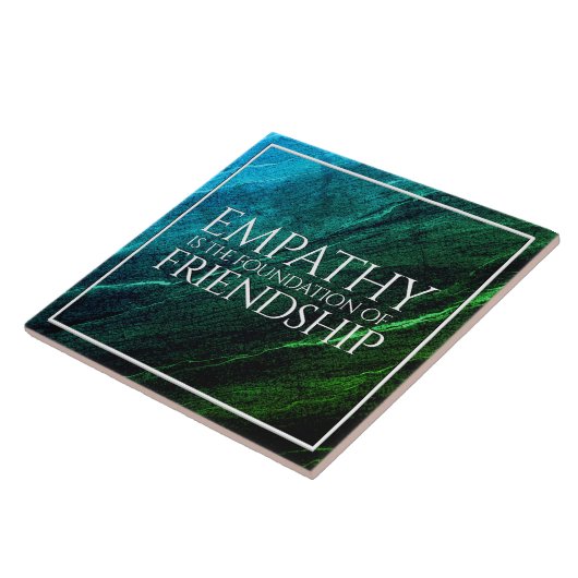 共感は友情の基礎 タイル (側面)