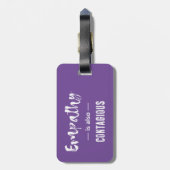 共感も伝染する ラゲッジタグ (裏面縦)