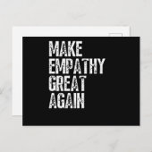 共感を取り戻素晴らしして親切な政治を行う ポストカード (正面/裏面)