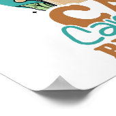 共感を呼ぶ「猫のために頑張る」ユーモア ポスター (角)