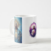 🌿✨共感を実践し、優しさを広める コーヒーマグカップ (正面左)