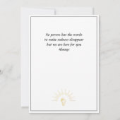 共感型祈カードのハンズクロススピリチュアルホワイト (裏面)