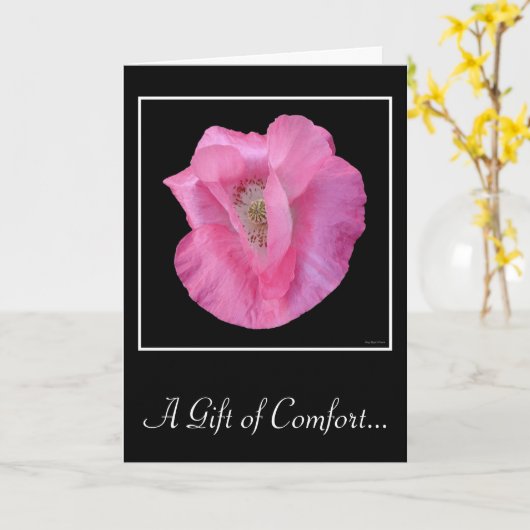 「共感書と詩」 カード (黄色い花)