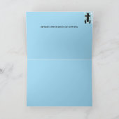 共感書:カトリック十字架 カード (内部)