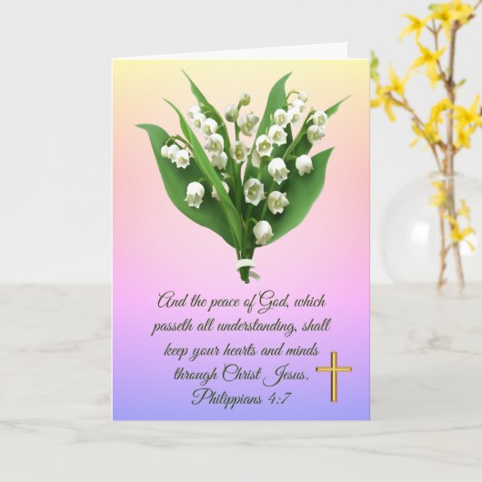 共感書 カード (黄色い花)