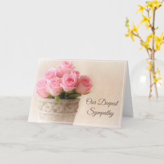 共感書 カード (黄色い花)