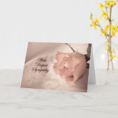 共感書 カード (黄色い花)