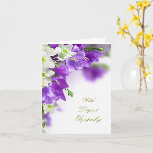 共感書 カード (黄色い花)