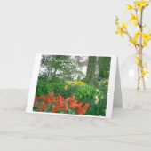 共感書 カード (黄色い花)