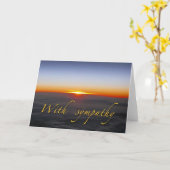 共感書 カード (黄色い花)