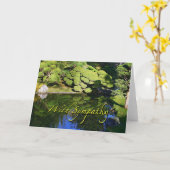 共感書 カード (黄色い花)