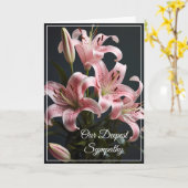 共感書 カード (黄色い花)