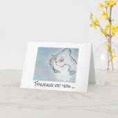 共感書 – Forever with you (cat) カード (黄色い花)