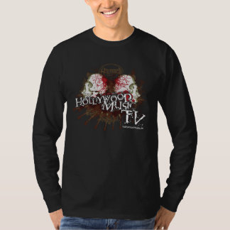 共感的デザインメンズ長袖Bl Tシャツ