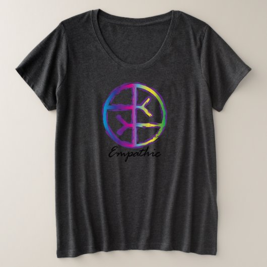 共感的Tシャツ プラスサイズTシャツ (デザイン正面)