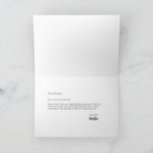 共感表テンプレート |コンデンセパーソナライズされたンス カード (内部)