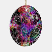 共感覚音楽カラフルで扇情的な詳細 セラミックオーナメント (右)