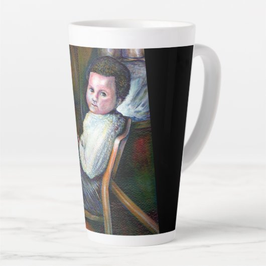 共感覚 カフェラテマグ (右アングル)